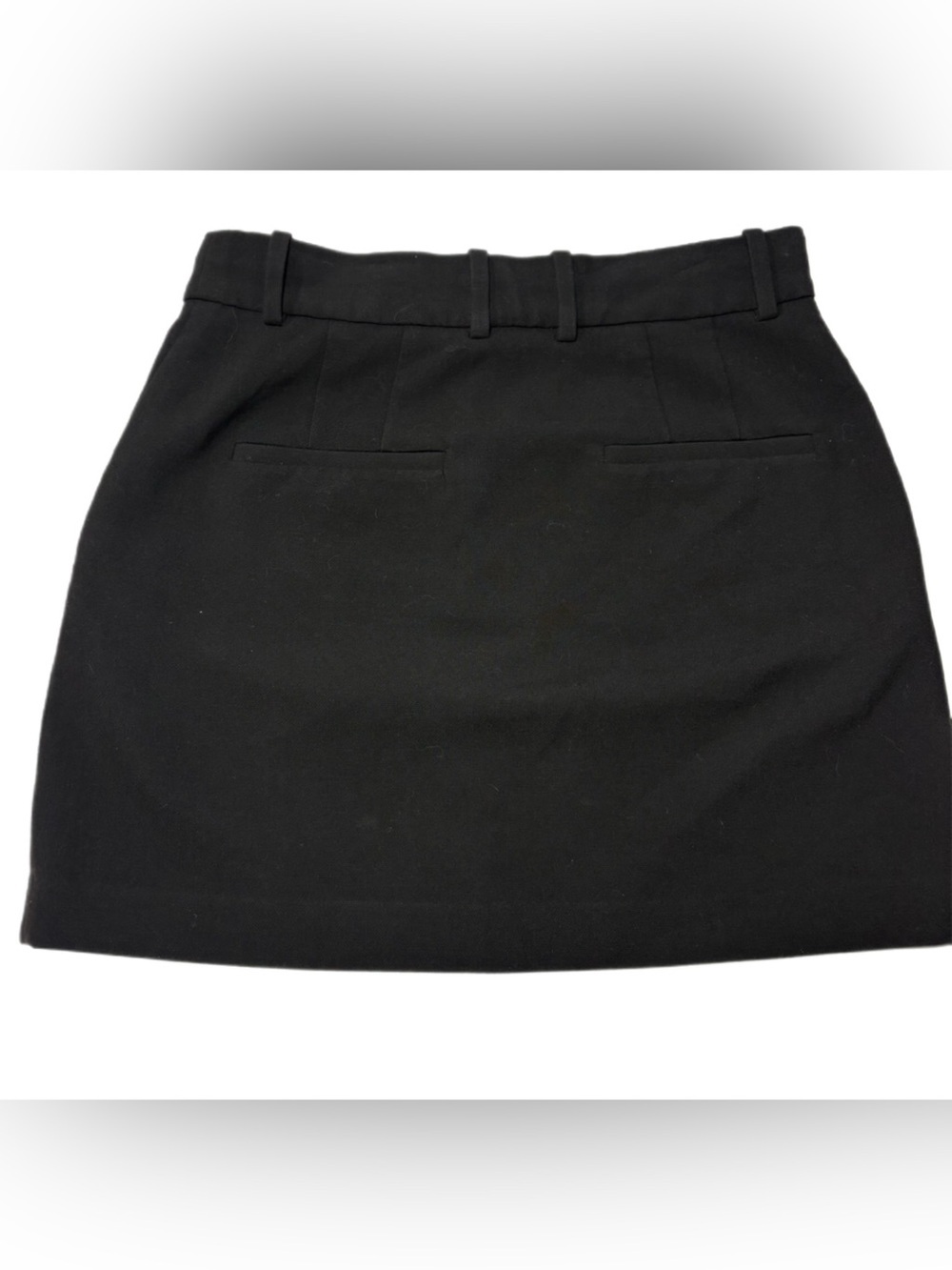 Babaton Black A-Line Mini Skirt